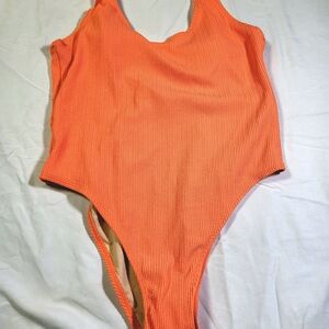 Cotton On Body Orange One Piece Swimsuit Nwt Womens Size XL